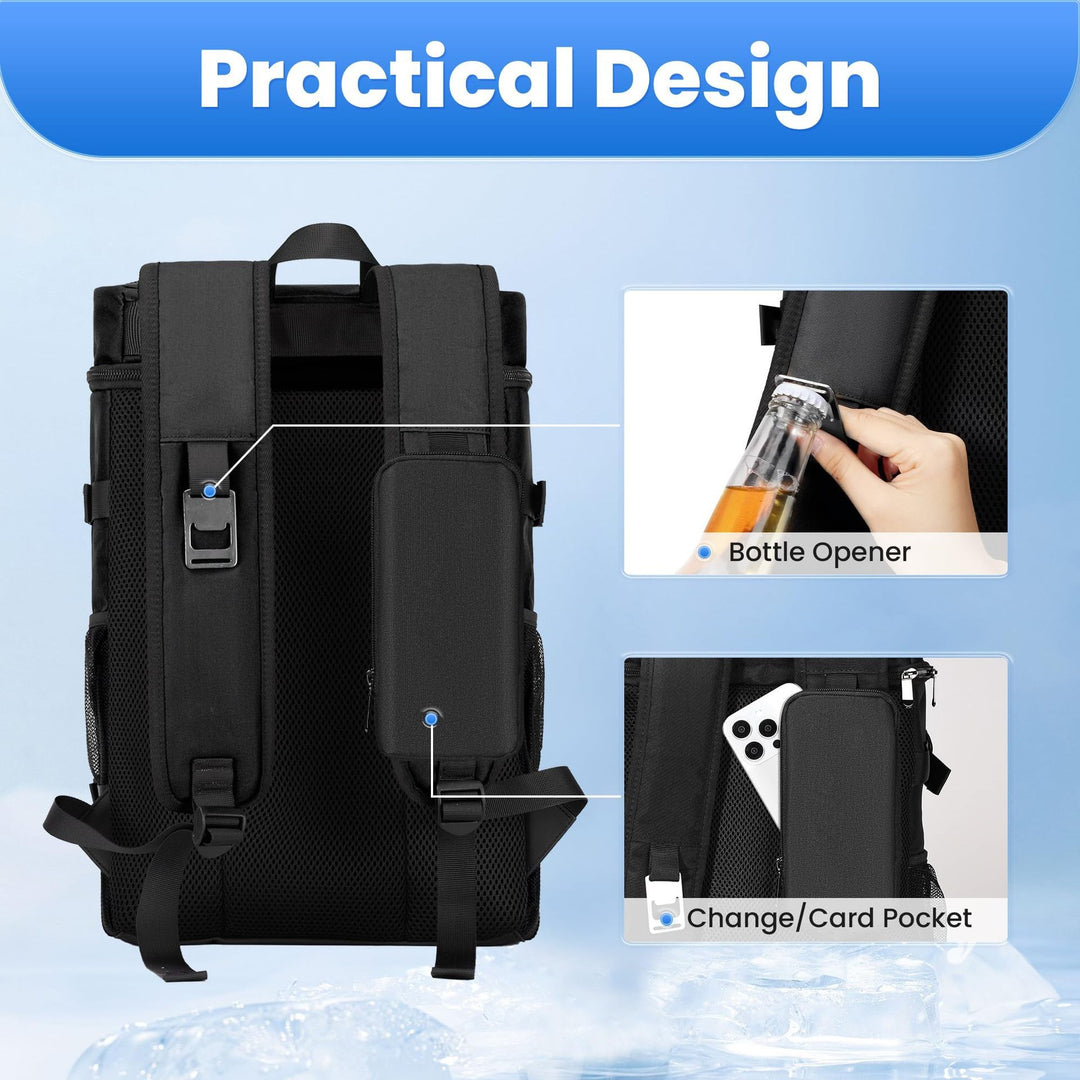 Insulated picnic backpack with space for drinks and snacks Bowlift