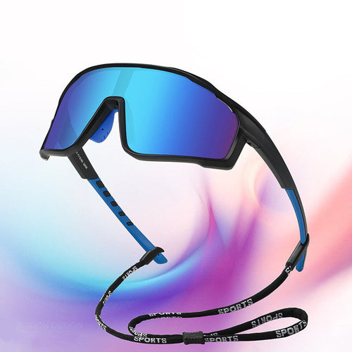 Unisex sporty cycling glasses with photochromic lenses and aerodynamic design Bowlift
