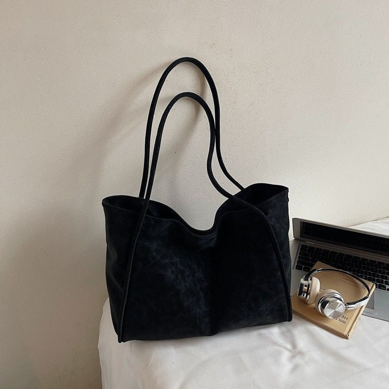Chic Oversized Leather Tote Bag Bowlift