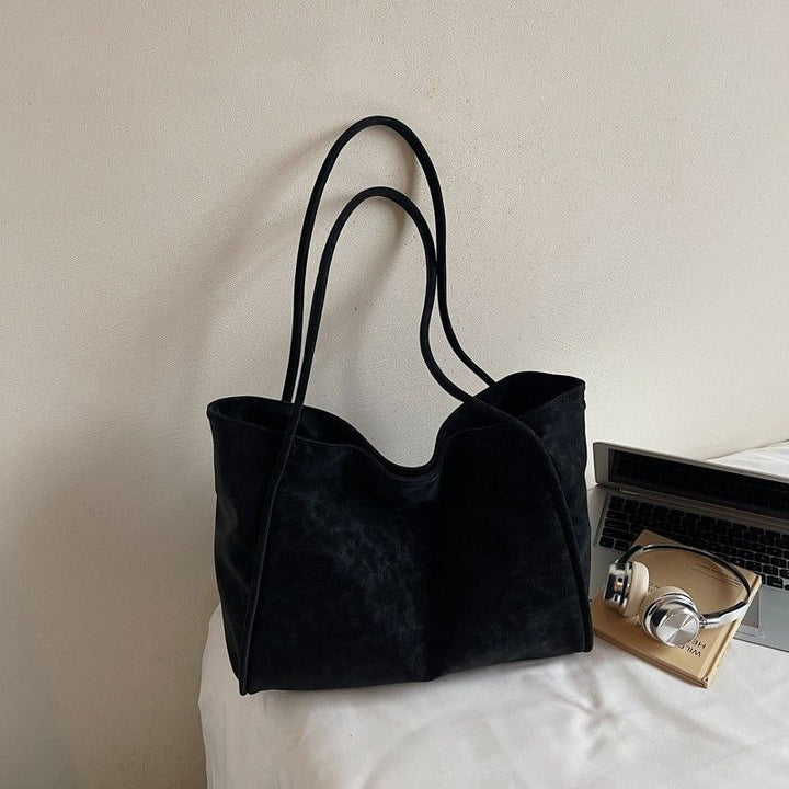 Chic Oversized Leather Tote Bag Bowlift