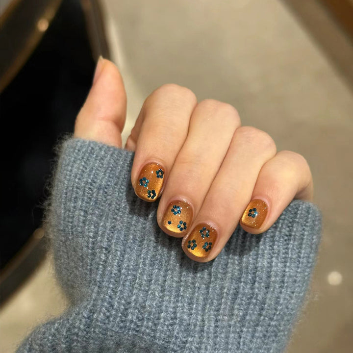 Natural Almond-Shaped Press-On Nails Bowlift