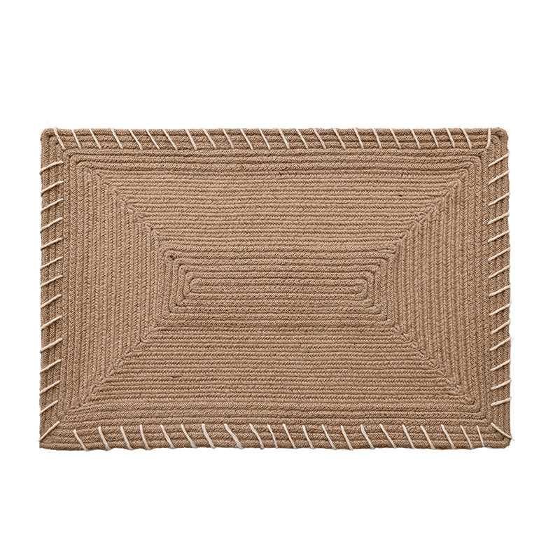 Textured Braided Area Rug Bowlift