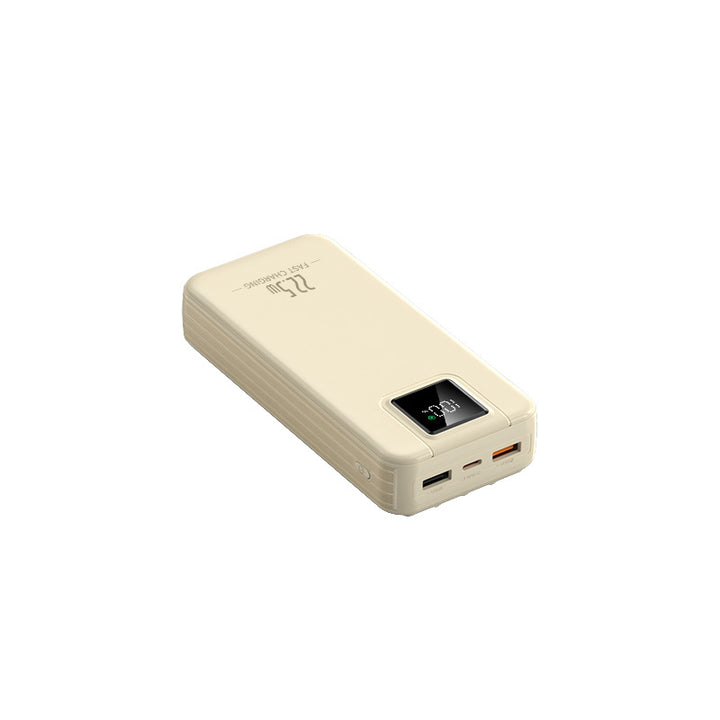 Portable power bank with advanced fast charging technology and smart LCD display Bowlift
