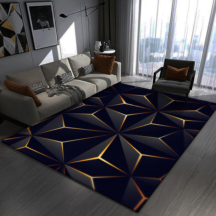 Geometric Patterned Area Rug Bowlift