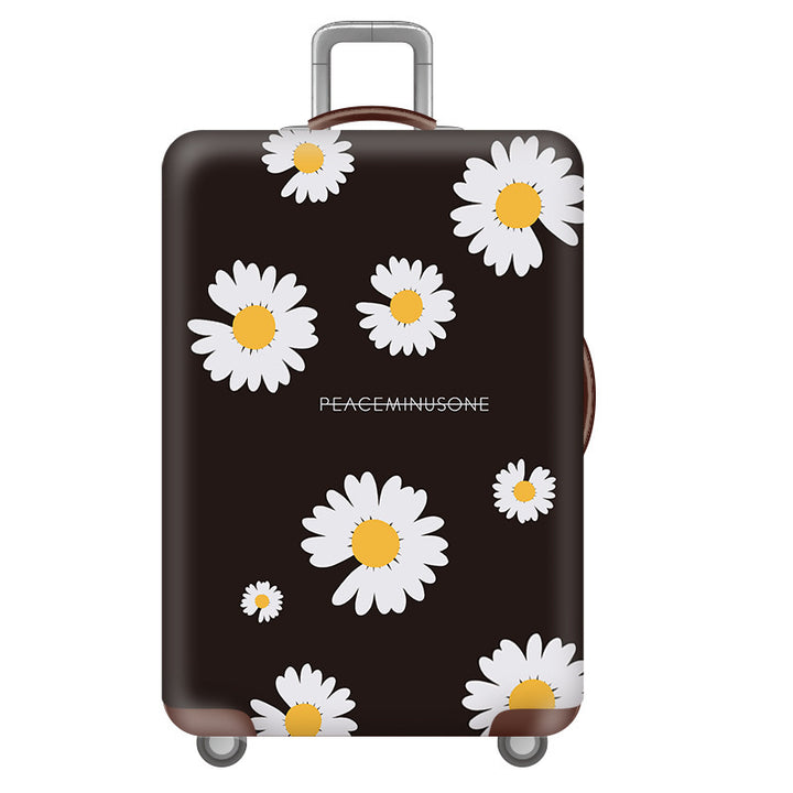 Women's Hardshell Travel Suitcase with Floral Decoration Bowlift