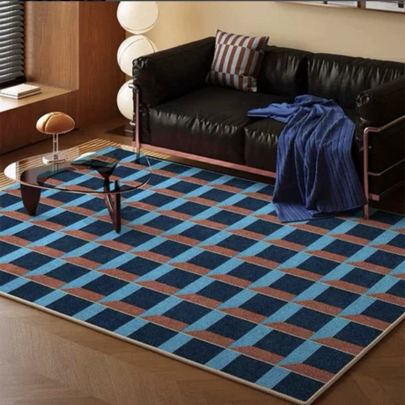 Geometric Patterned Area Rug Bowlift