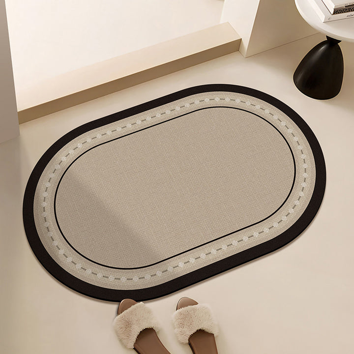 Floral-Printed Bath Runner Bowlift