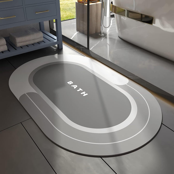 Absorbent Textured Bath Mat Bowlift