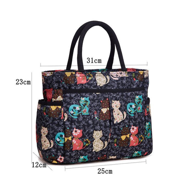 Versatile Multi-Pocket Tote Bag Bowlift
