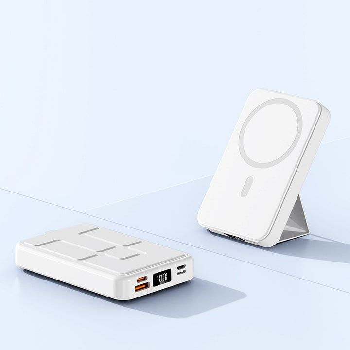 Portable Magnetic Power Bank with Dual USB Ports Bowlift