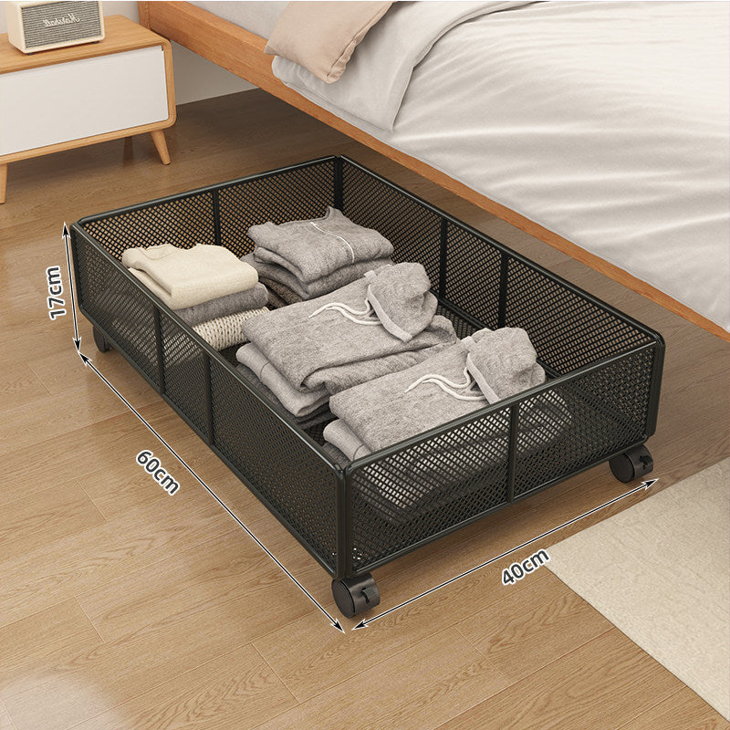 Under-Bed Storage Container with Wheels Bowlift
