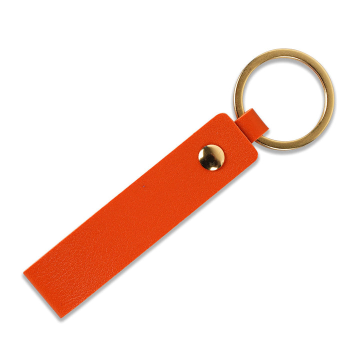 Unisex keychain made of high-quality artificial leather with practical loop Bowlift