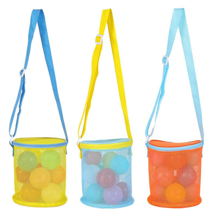 Versatile Beach Bag In Airy Mesh Design Bowlift