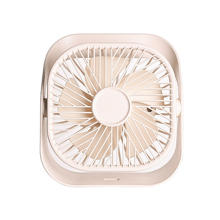 Unisex ceiling-mounted circular industrial fan with swivel carrying handle Bowlift