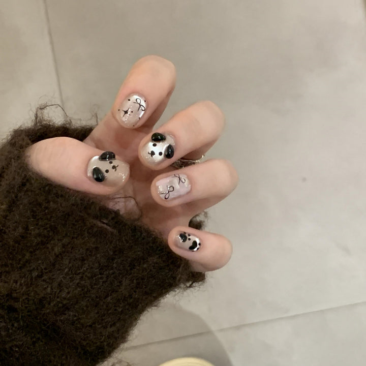 Creative Art Nails In Panda Design Bowlift