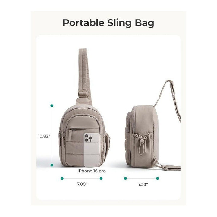Practical shoulder bag with additional compartment Bowlift