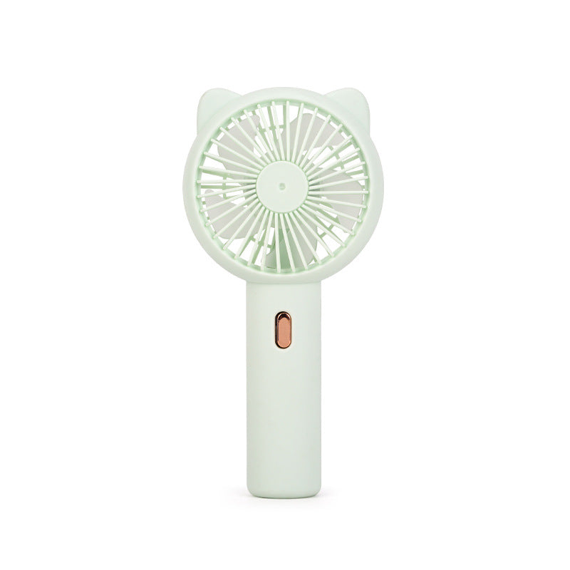 Women's Portable Handheld Fan with Cat Ears Bowlift