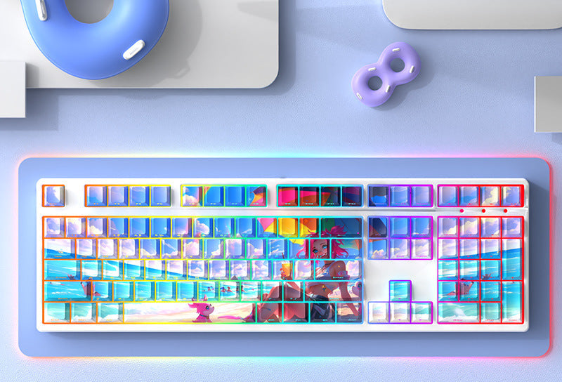 Custom Graphic Mechanical Keyboard Bowlift
