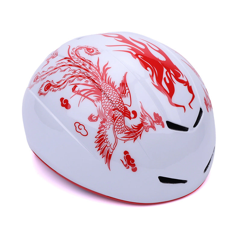 Decorative Fantasy Design Cycling Helmet Bowlift