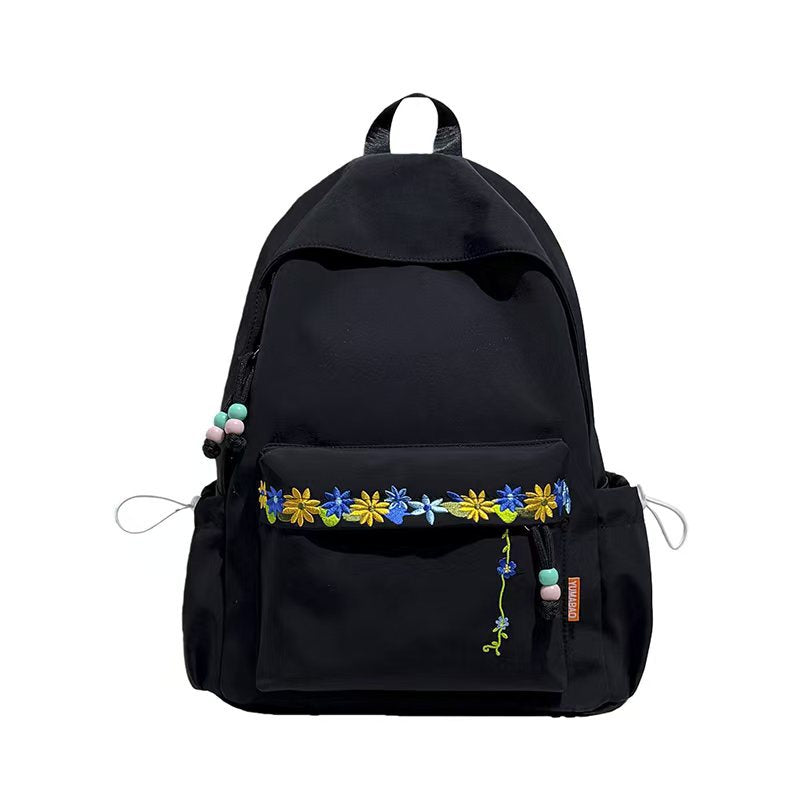 Embroidered Floral Daypack Bowlift