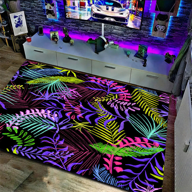 Geometric Print Area Rug Bowlift