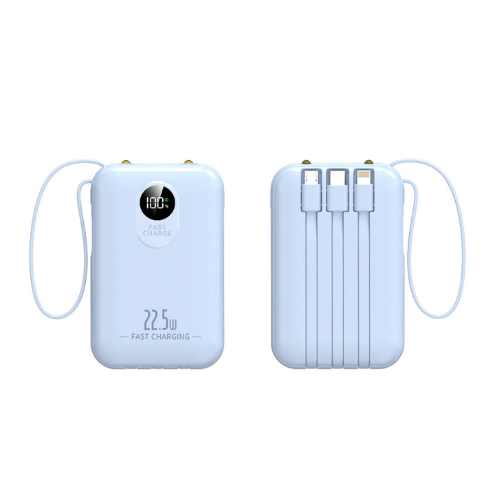 Portable power bank with fast charging function and LED display Bowlift
