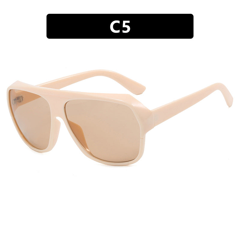 Ladies' fashionable oversized sunglasses with sporty design Bowlift