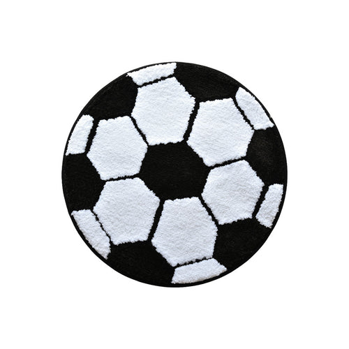 Soccer Theme Bath Mat Bowlift