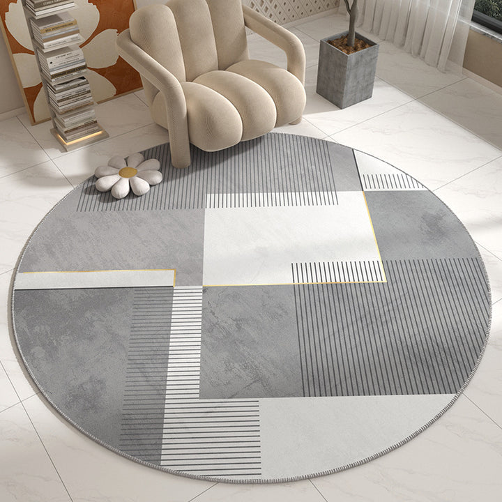 Chic Circular Area Rug