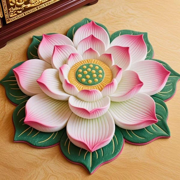 Decorative Lotus-Shaped Mat Bowlift