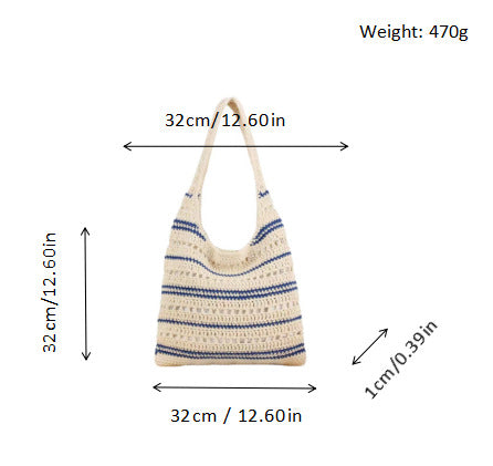 Crocheted Shoulder Bag Bowlift