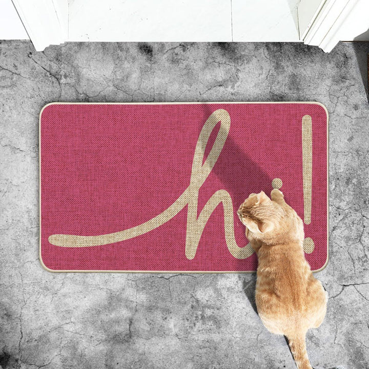 Decorative Welcome Floor Mat Bowlift