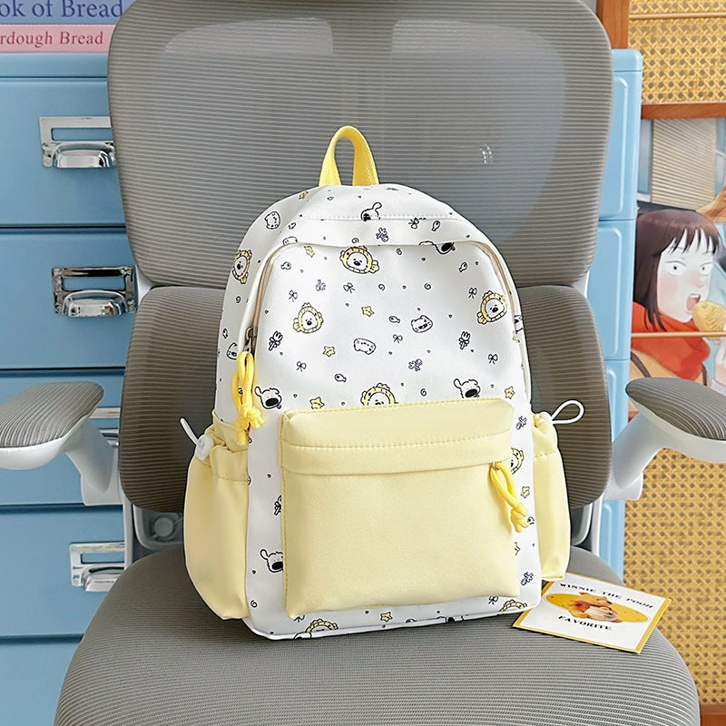 Playful Bunny Ears Printed Backpack Bowlift
