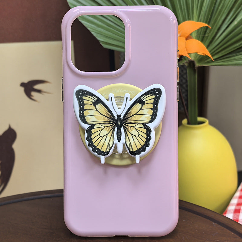 Butterfly-Themed Phone Grip Bowlift