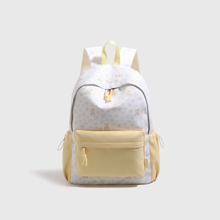 Playful Character Print Backpack Bowlift