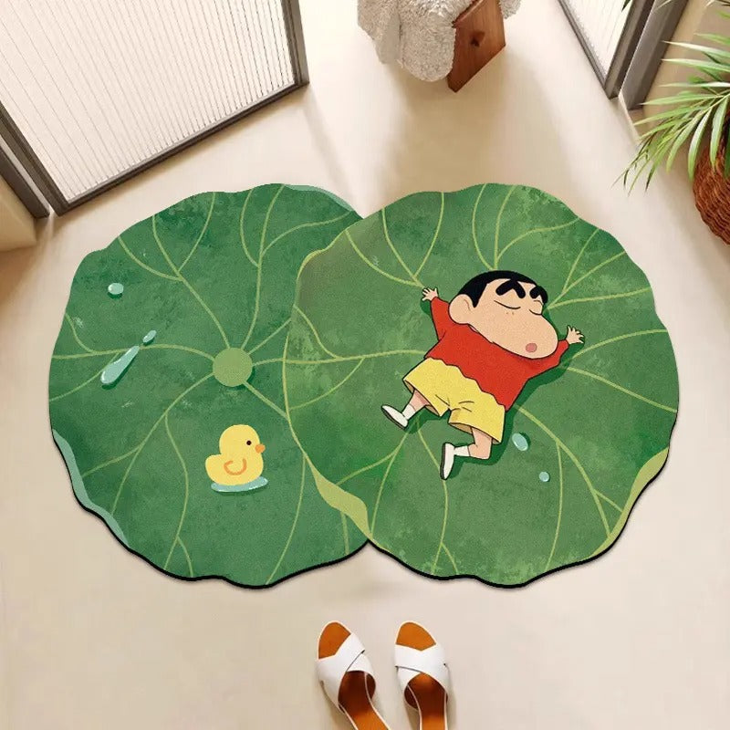 Playful Cartoon Bath Mat