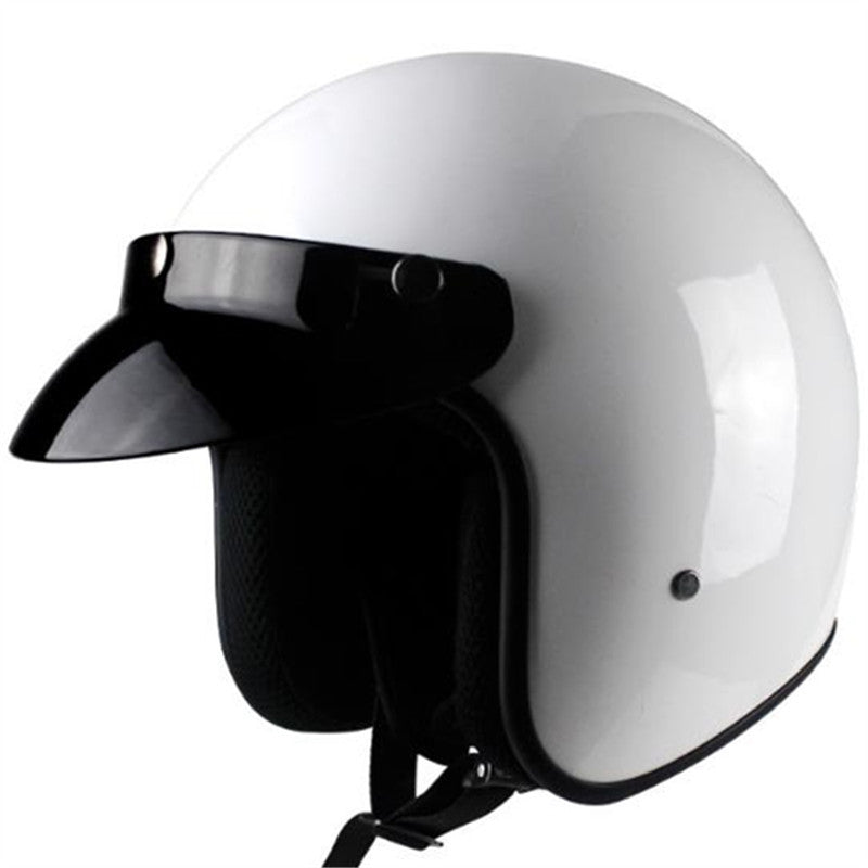 Classic Open-Face Motorcycle Helmet Bowlift