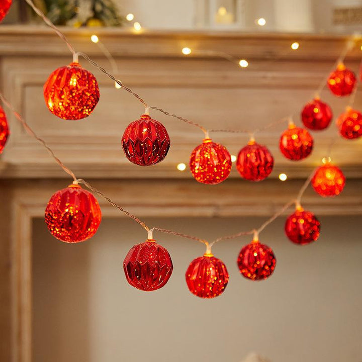 Colored LED Christmas light chain Bowlift
