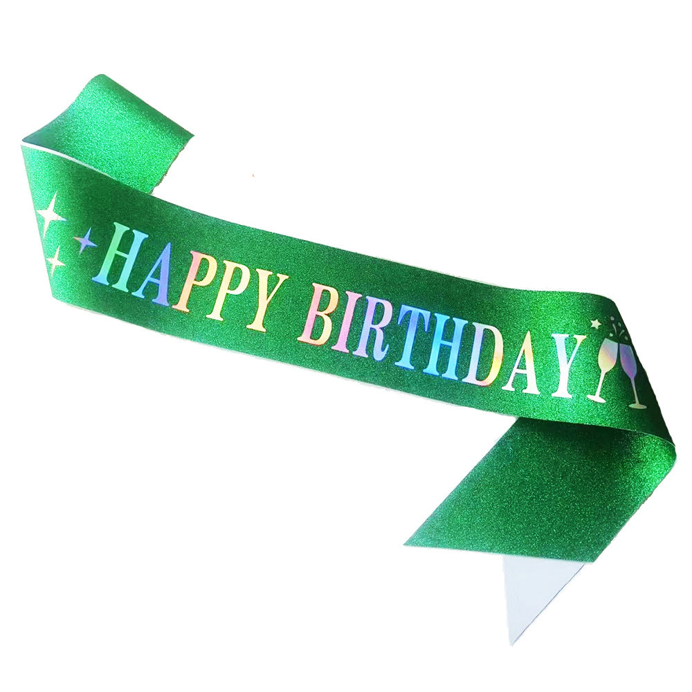 Women Funkenkrone with "Happy Birthday" lettering Bowlift