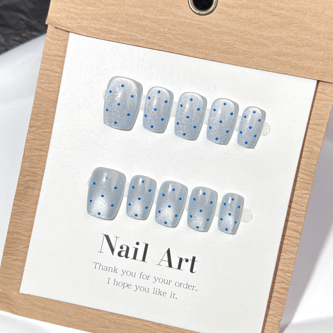 Glittery Press-On Nail Set
