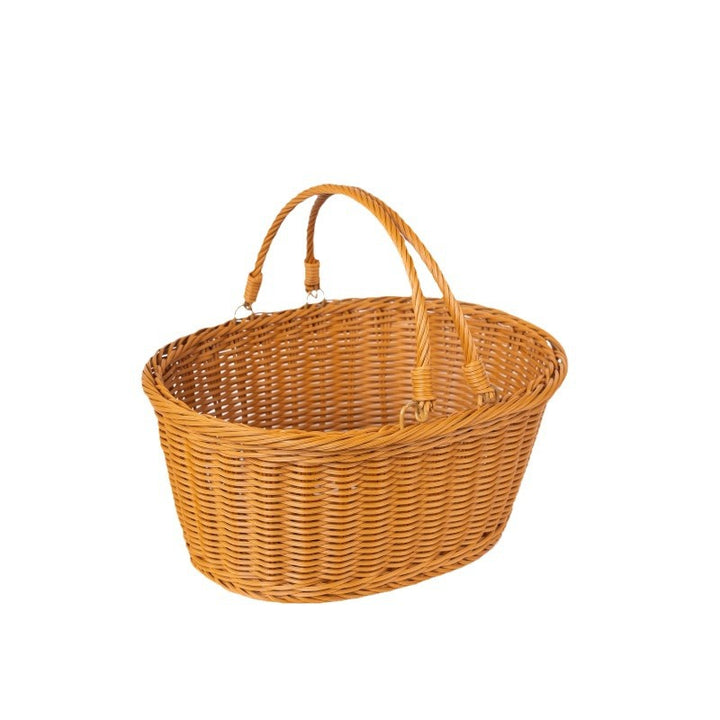 Ladies Handmade Woven Shopping Basket Bowlift