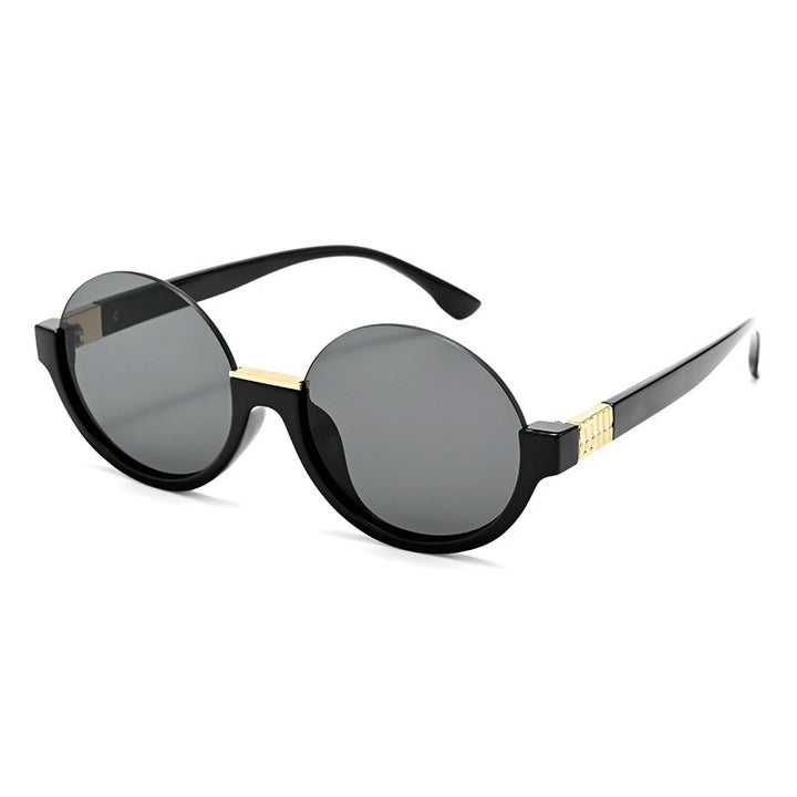 Women’s modern round sunglasses with elegant accents and UV protection Bowlift