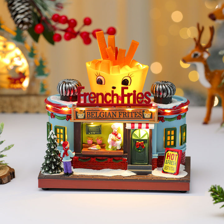 LED Illuminated Snowman Figurine Bowlift