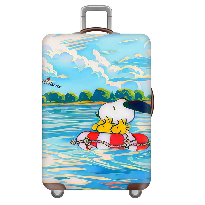 Unisex Hard-shell luggage with playful Snoopy motif Bowlift