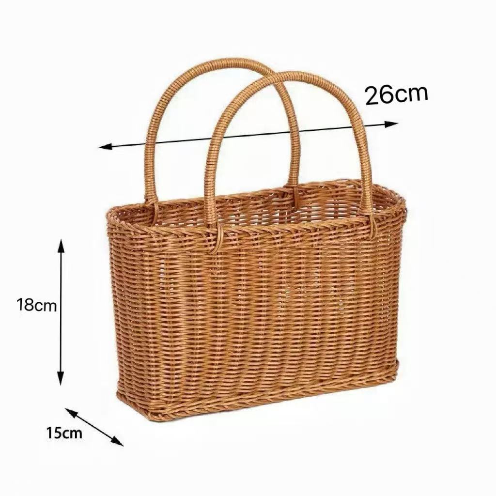 Handcrafted Woven Storage Basket Bowlift