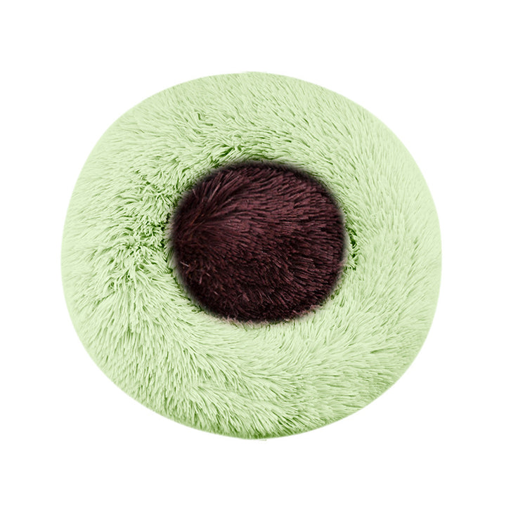 Round Plush Sleeping Bed  Dog Bed