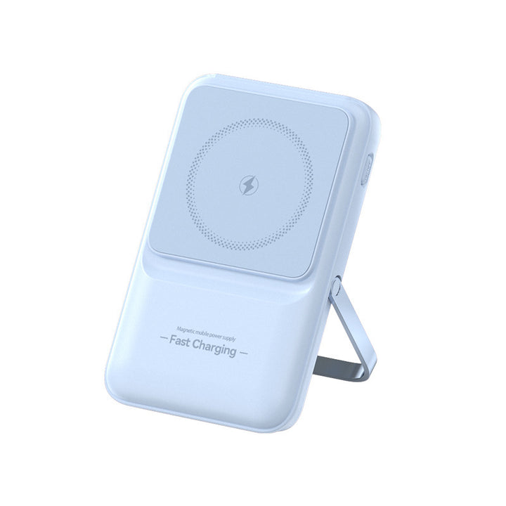 Portable power bank with magnetic charging technology and integrated cable management Bowlift