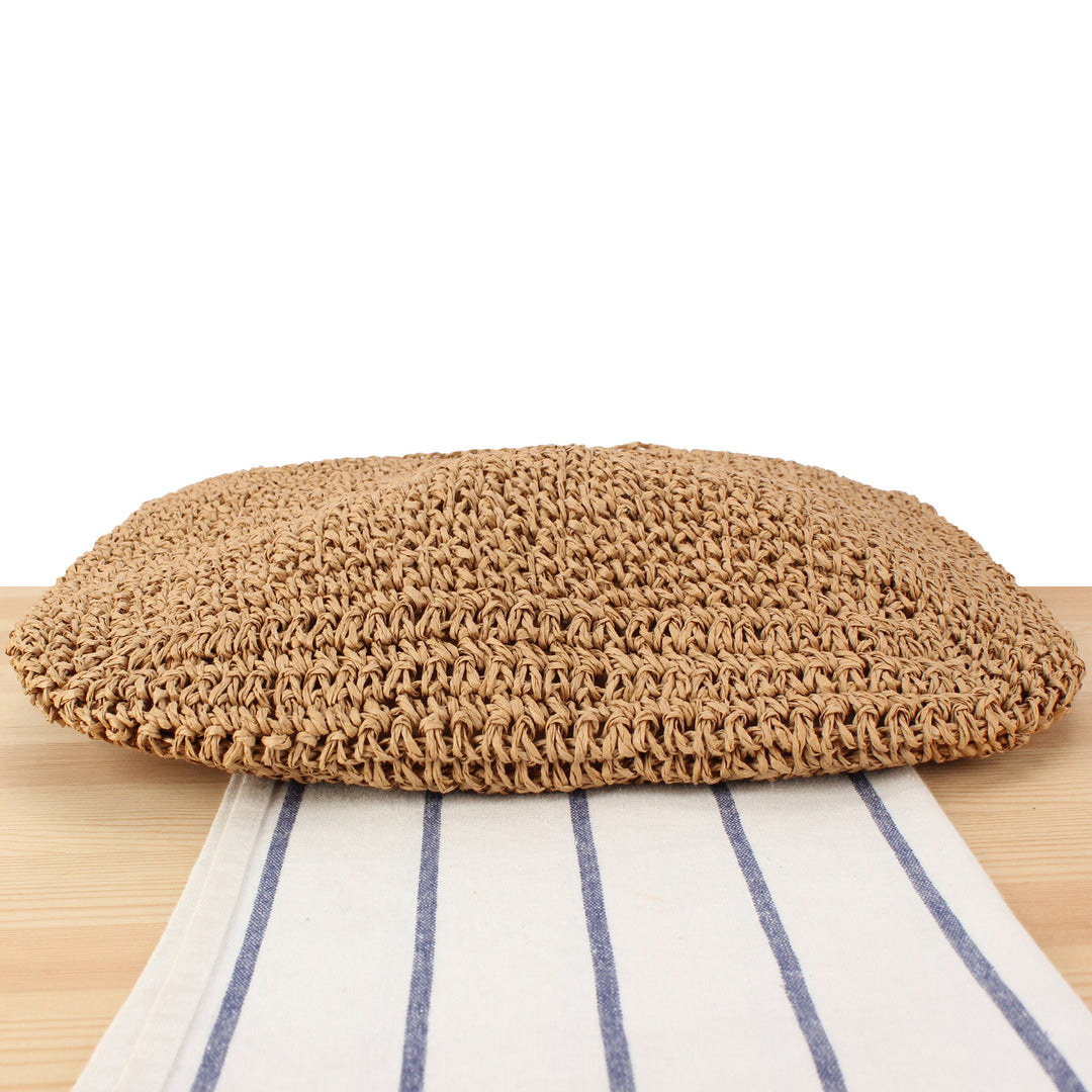 Handbag Made of Handmade Natural Braiding with Elegant Shoulder Strap Bowlift