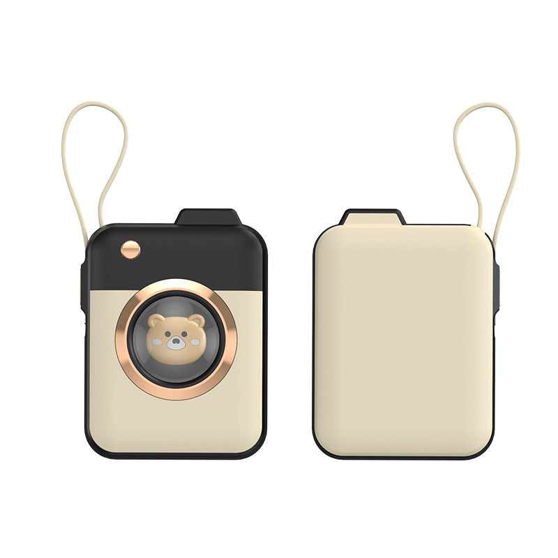 Mini power bank with carrying strap and high capacity Bowlift