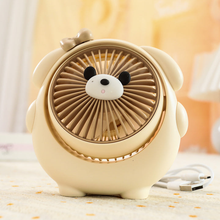 Cute Panda-Shaped Handheld Fan Bowlift